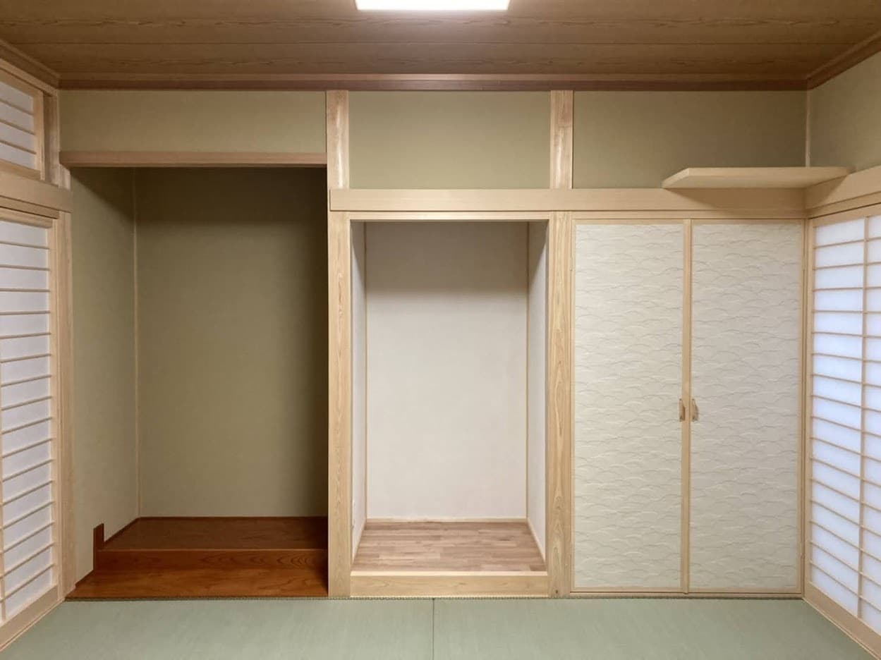 ほっこりする和室